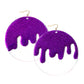 Goo Earrings - Purple Glitter Deanna Dot Store 