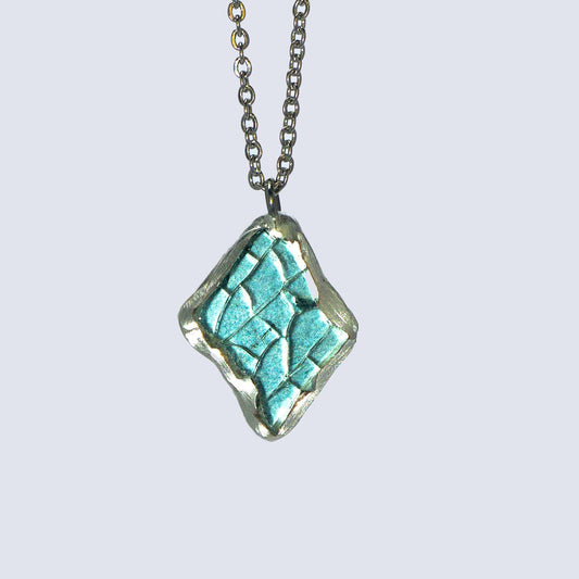 Auto Glass Necklace - Mini Mirror - No.241 Necklaces Deanna Dot Store 