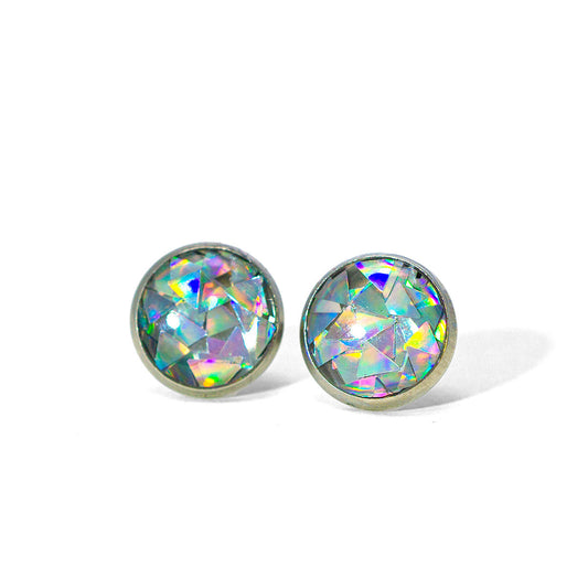 Holographic Studs - 10mm Deanna Dot Store 
